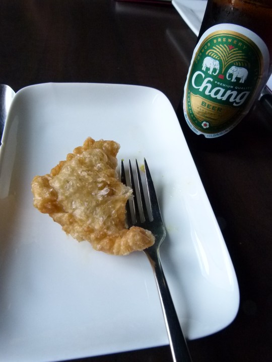MissFoodFairy's Thai cooking class - curry puffs with Chang beer