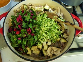 MissFoodFairy's all veggies and mince for Cottage pie