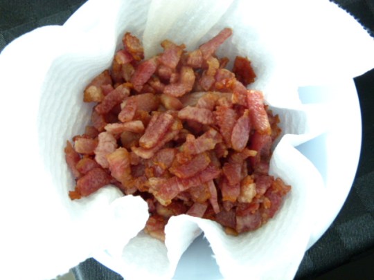 MissFoodFairy's bacon after 8mins