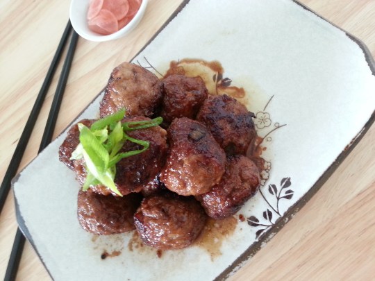 MissFoodFairy's Japanese-inspired meatballs