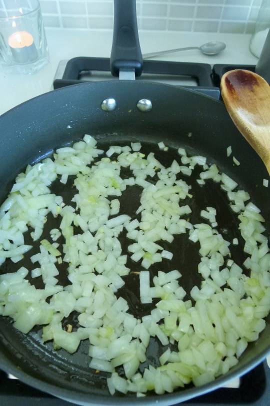 MissFoodFairy's beef pot pies cooking onions