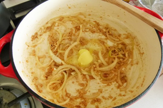 MissFoodFairy's butter chicken mixed onion, garlic, ginger