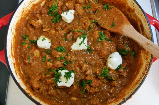 MissFoodFairy's butter chicken with yogurt&parsley