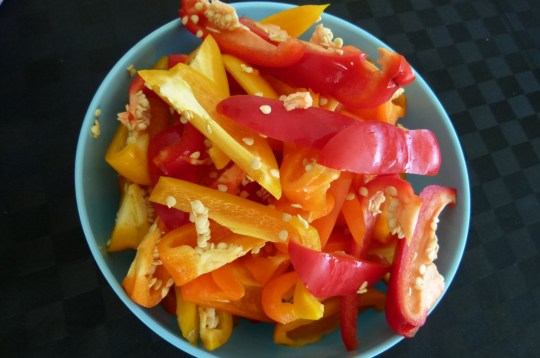 MissFoodFairy's capsicums for peperonata
