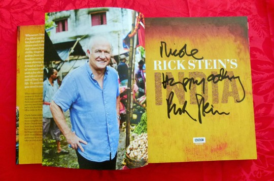 MissFoodFairy's Signed Rick Stein's India cookbook