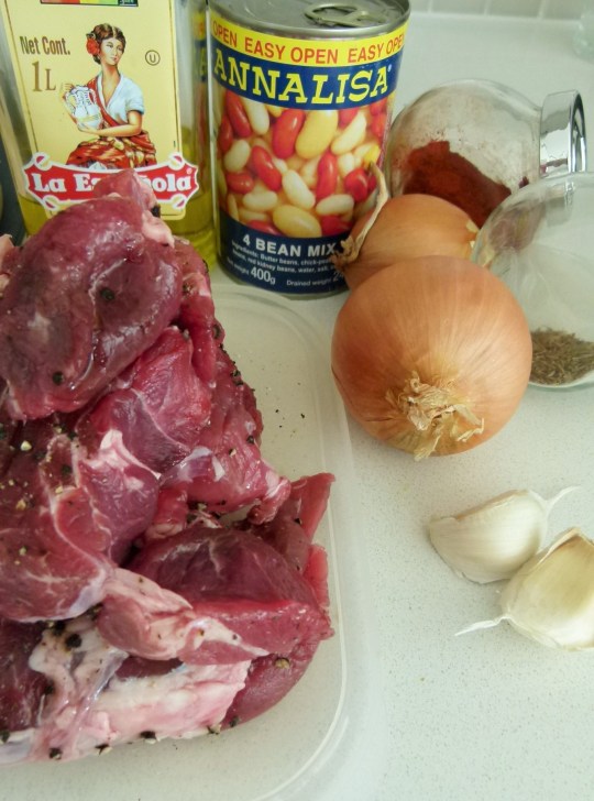 MissFoodFairy's ingredients for meat in taco-cups