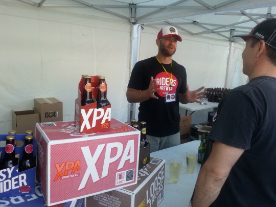 MissFoodFairy's husband talking to Sean from Kellybrook