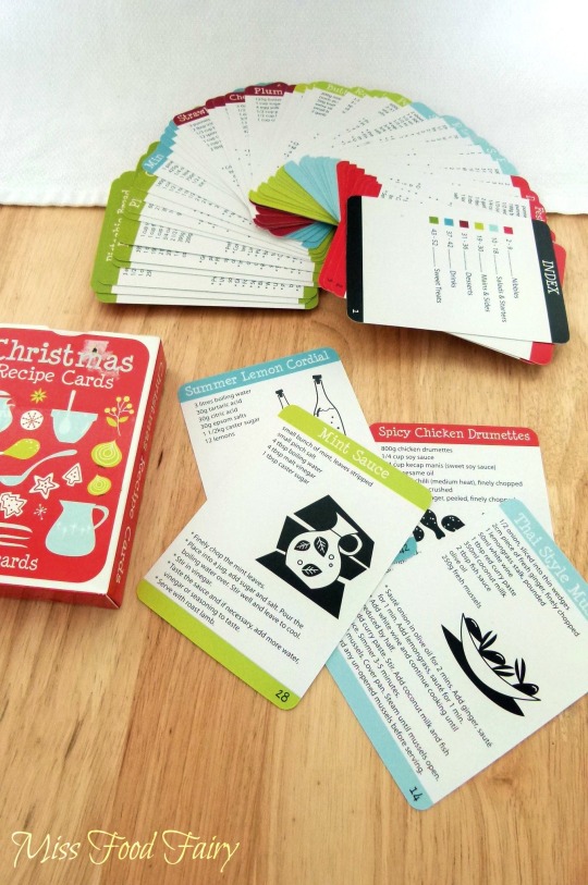 a.MissFoodFairy's Chrissy recipe cards