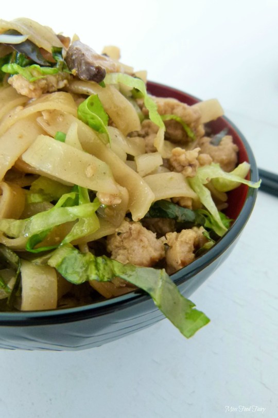 a.MissFoodFairys chicken&Shiitake noodle stirfry #3