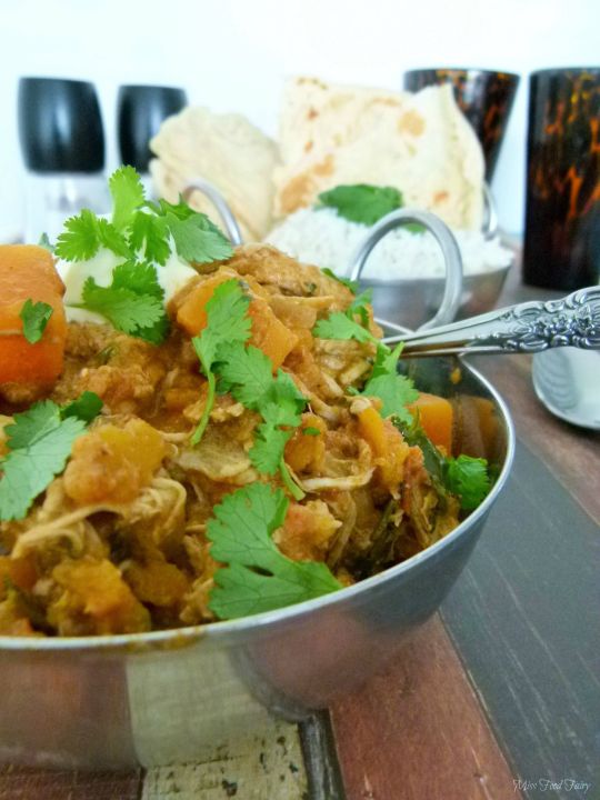@MissFoodFairy Pumpkin roast chicken curry #1