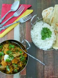 @MissFoodFairy Pumpkin roast chicken curry #2