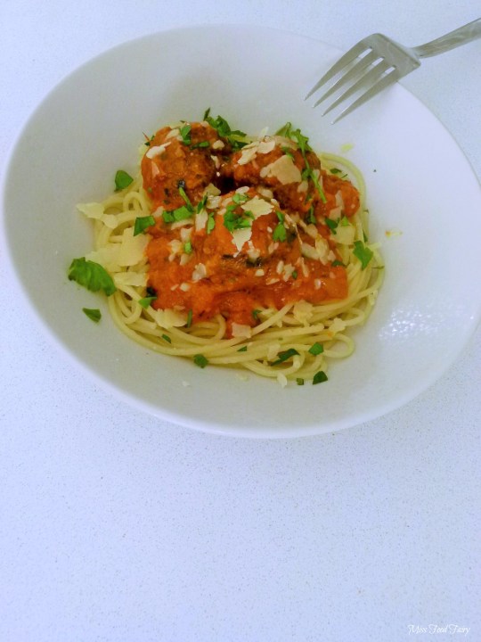 Spaghetti with meatballs #3 @MissFoodFairy