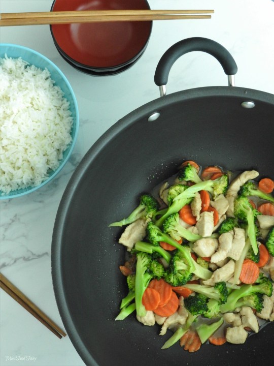 Chicken broccoli carrot stirfry #4 @MissFoodFairy