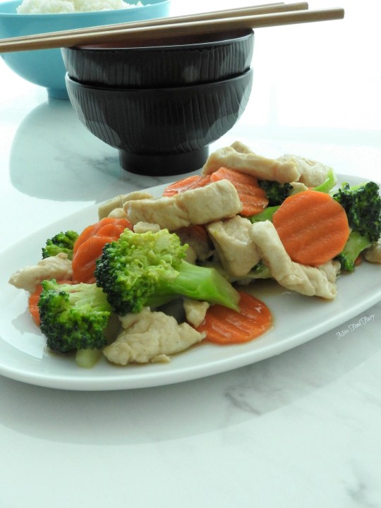 Chicken broccoli carrot stirfry #5 @MissFoodFairy