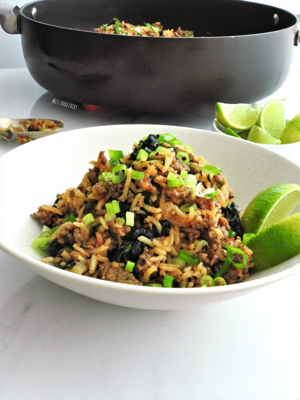 One pan Spanish rice with beef | Miss Food Fairy