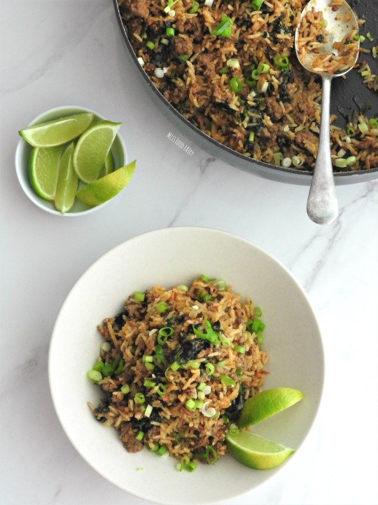 One pan Spanish rice with beef | Miss Food Fairy One pan Spanish rice with beef | Miss Food Fairy